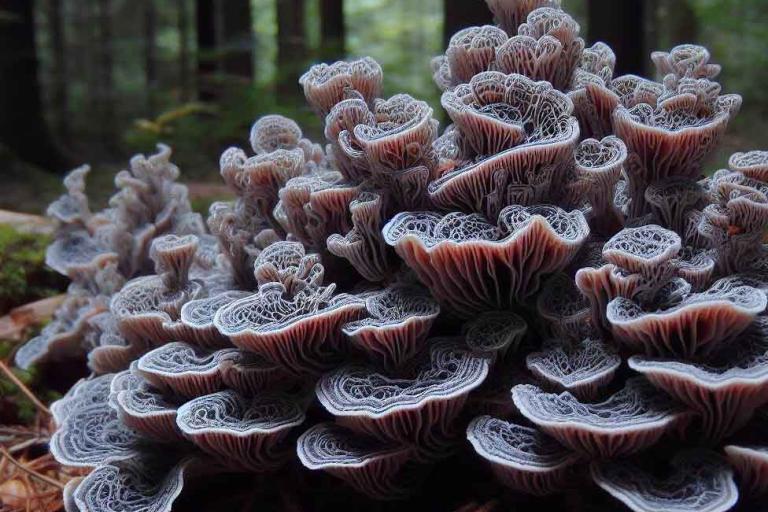 Fungus on the forest floor